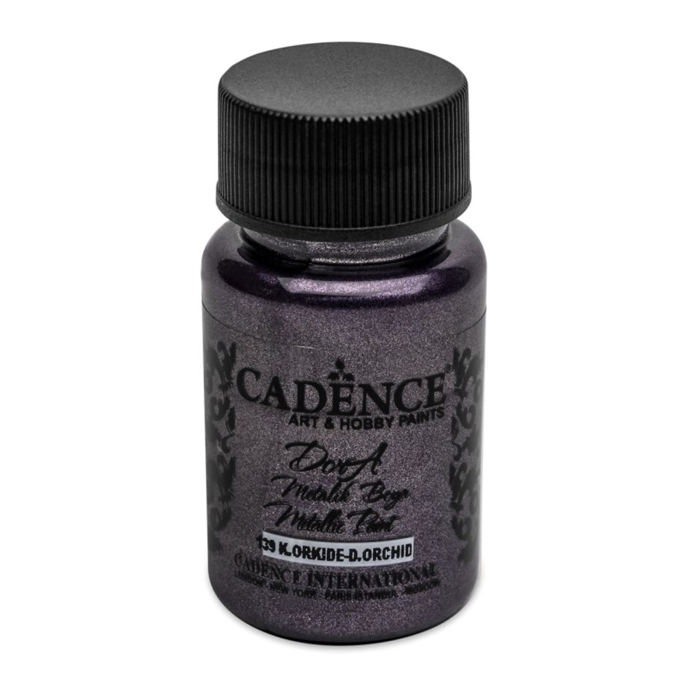 Cadence Metalická akrylová barva Cadence Dora Metallic, 50 ml - VYBERTE ODSTÍN - Metalická akrylová barva Cadence Dora Metallic, 50 ml - dark orchid, tm. fialová