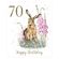 Narozeninové přání Wrendale Designs "70 The Wild Garden" - Zajíc