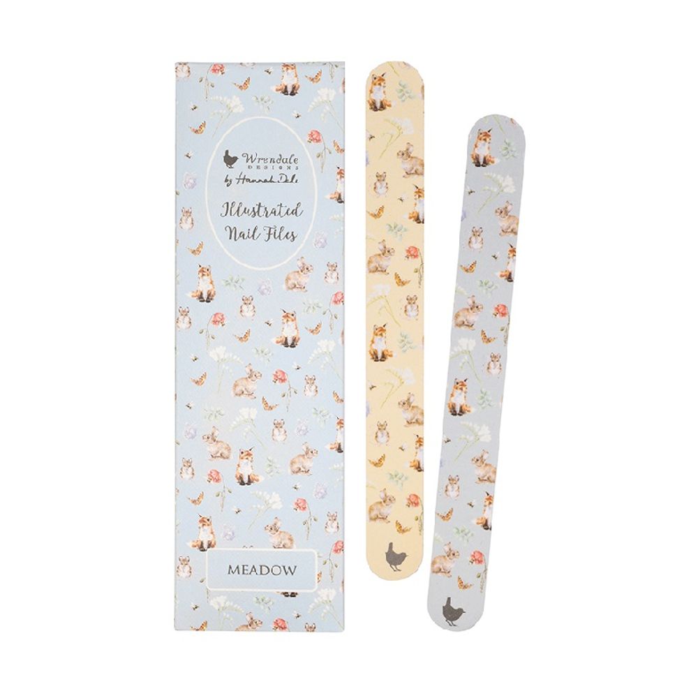 Wrendale Designs Sada pilníků Wrendale Designs "Meadow", 2 ks - Králík a liška