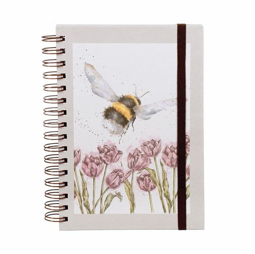 Kroužkový zápisník Wrendale Designs "Flight of the Bumblebee A5- Čmelák