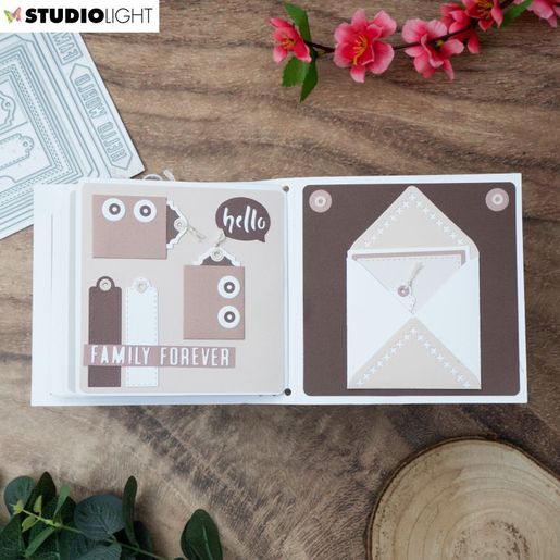Vyřezávací šablony Studio Light, 30 ks - Cestovatelský deník