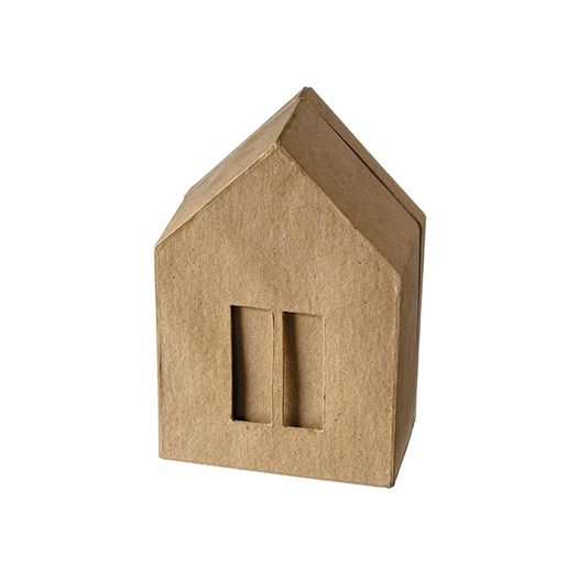 Krabička k dotvoření PappArt - Domeček, 11x6x16,5 cm