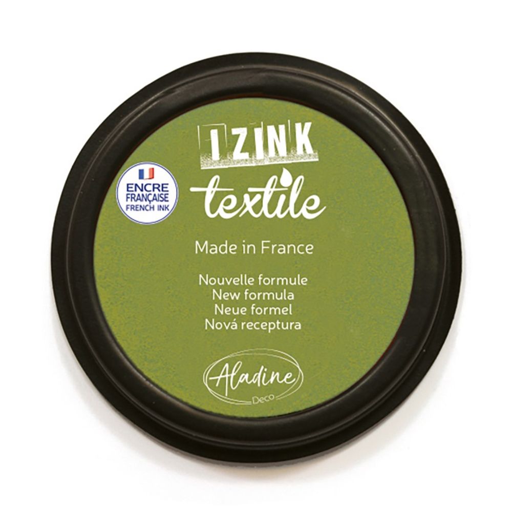 Levně Aladine Razítkovací polštářek na textil Aladine Izink Textile - VYBERTE ODSTÍN - Razítkovací polštářek na textil Aladine Izink Textile - vert clair absinthe, zelený