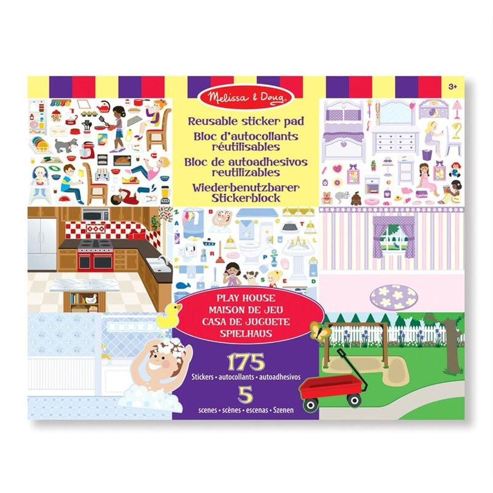 Melisa and Doug Příběhový sešit Melissa and Doug s nálepkami - Dům