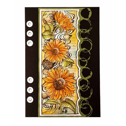 Vyřezávací šablony na přání Studio Light "Grunge", 8 ks - Otrhané