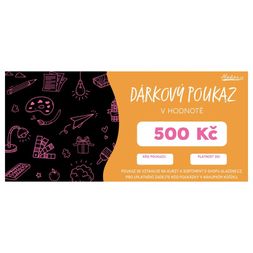 Dárková poukázka v hodnotě 500 Kč