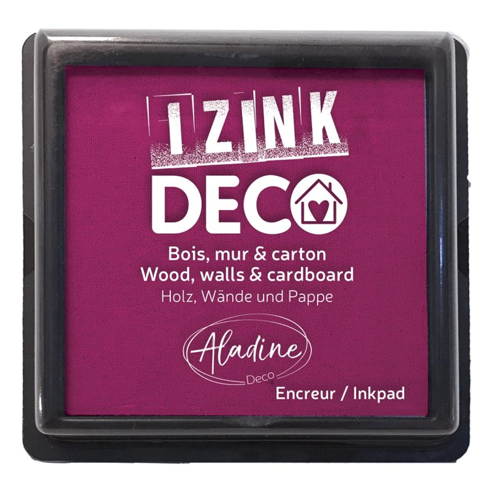 Levně Aladine Razítkovací polštářek Aladine Izink Deco - VYBERTE ODSTÍN - Razítkovací polštářek Aladine Izink Deco - rose, růžový