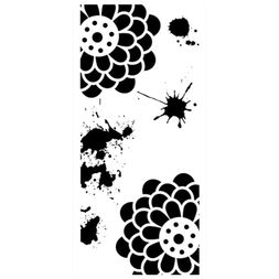 Šablona Cadence Mixed Media, 10x25 cm - Pivoňka