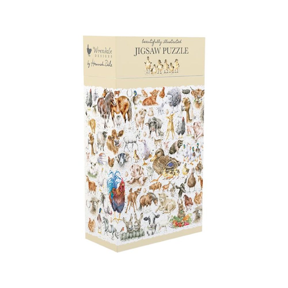 Wrendale Designs Puzzle Wrendale Designs "Farmyard Friends", 1000 dílků - Farma