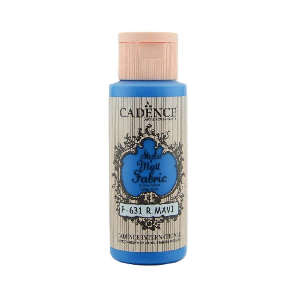 Levně Cadence Barva na textil Cadence Style Matt Fabric, 59 ml - VYBERTE ODSTÍN - Barva na textil Cadence Style Matt Fabric, 59 ml - royal blue, modrá