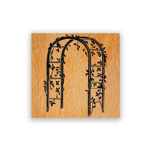 *Dřevěné razítko Aladine, velikost G - Svatební brána