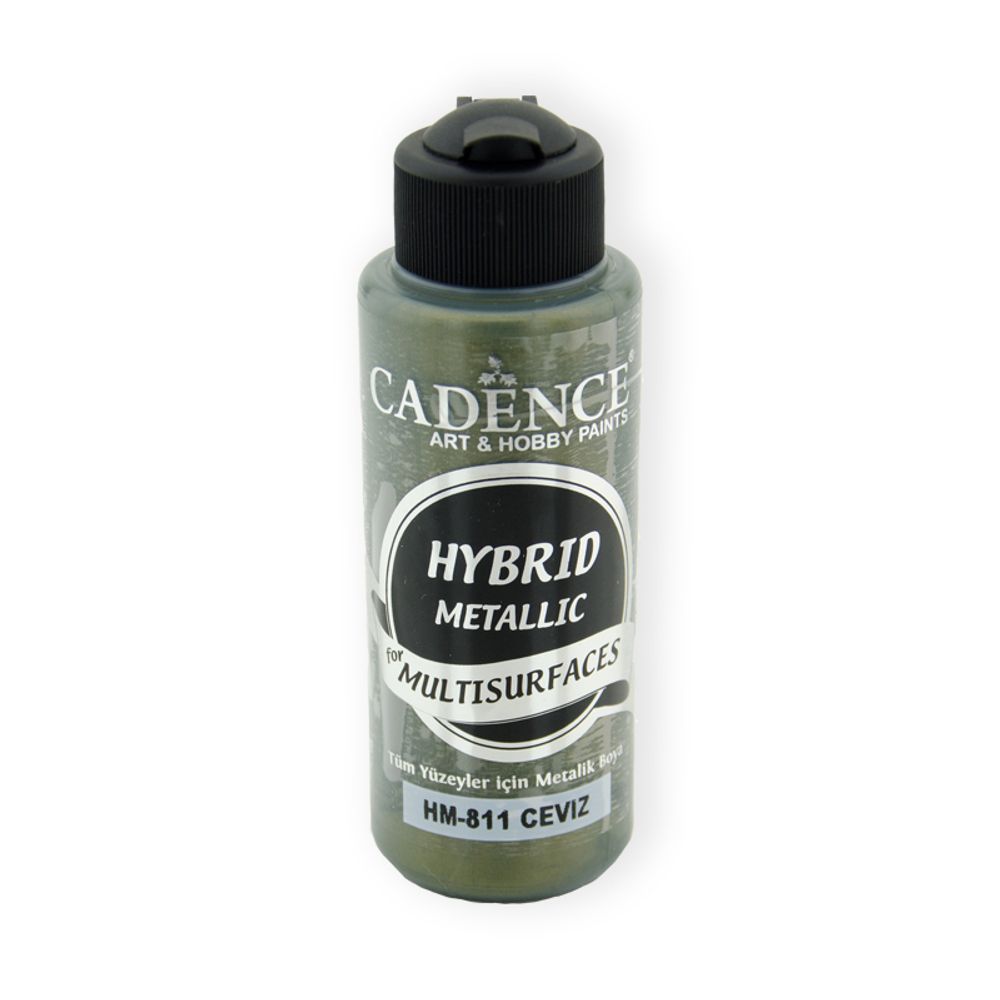 Levně Cadence Metalická barva Cadence Hybrid Metalic, 120 ml - VYBERTE ODSTÍN - Metalická barva Cadence Hybrid Metalic, 120 ml - walnut, oříšková zelená