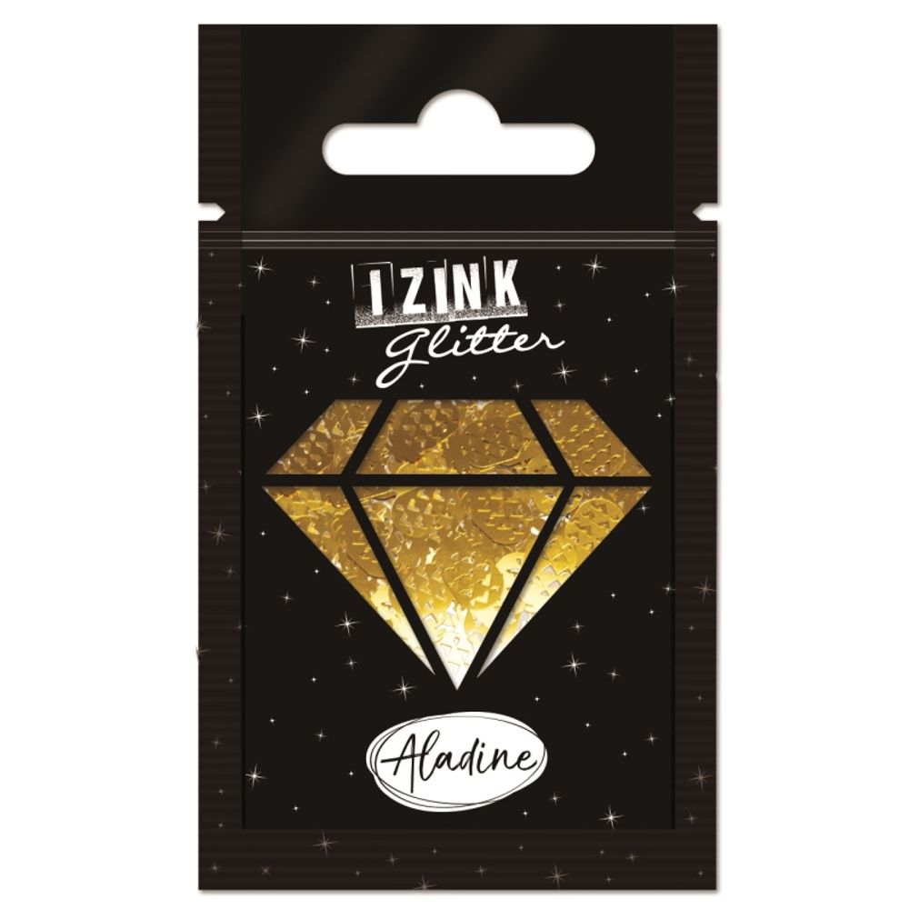 Designové třpytky, ananas - zlatá, gold Aladine
