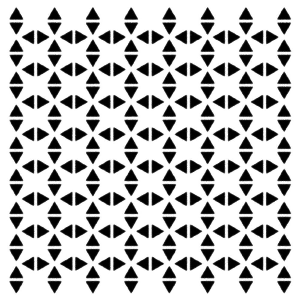Levně The Crafter´s Workshop Šablona TCW 12"x12" (30,5x30,5 cm) - Tribal Triangles