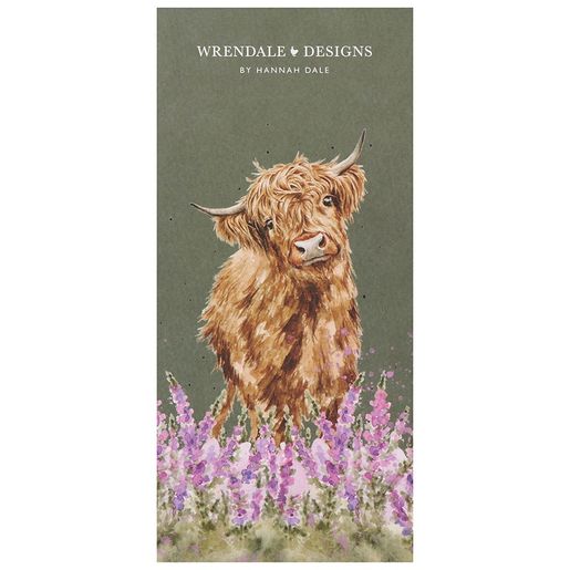 Nákupní seznam s magnetem Wrendale Designs "Gentle Giant" - Kráva