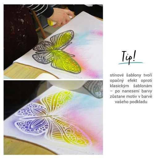 Šablona TCW - Joyous Butterfly - VYBERTE VELIKOST