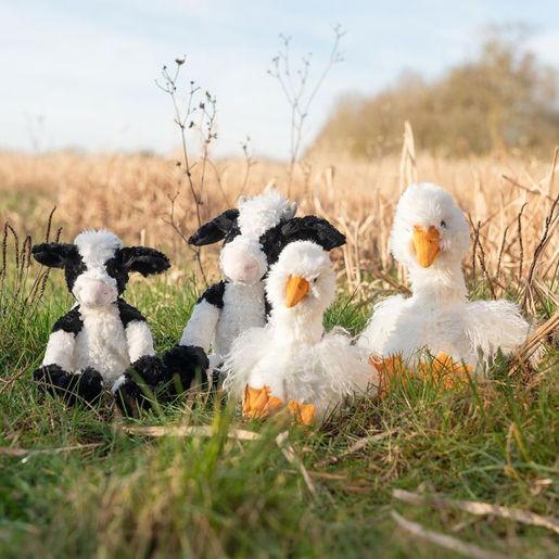 Plyšová hračka Wrendale Designs "Holstein Cow Mathilda", velká -  Holštýnská kráva