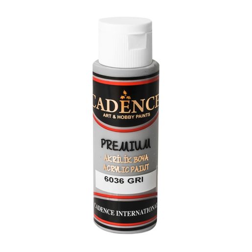 Akrylová barva Cadence Premium, 70 ml - grey, šedá
