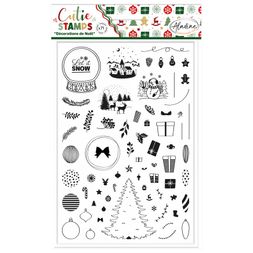 Razítka Aladine Cutie Stamps, 71 ks - Vánoční dekorace