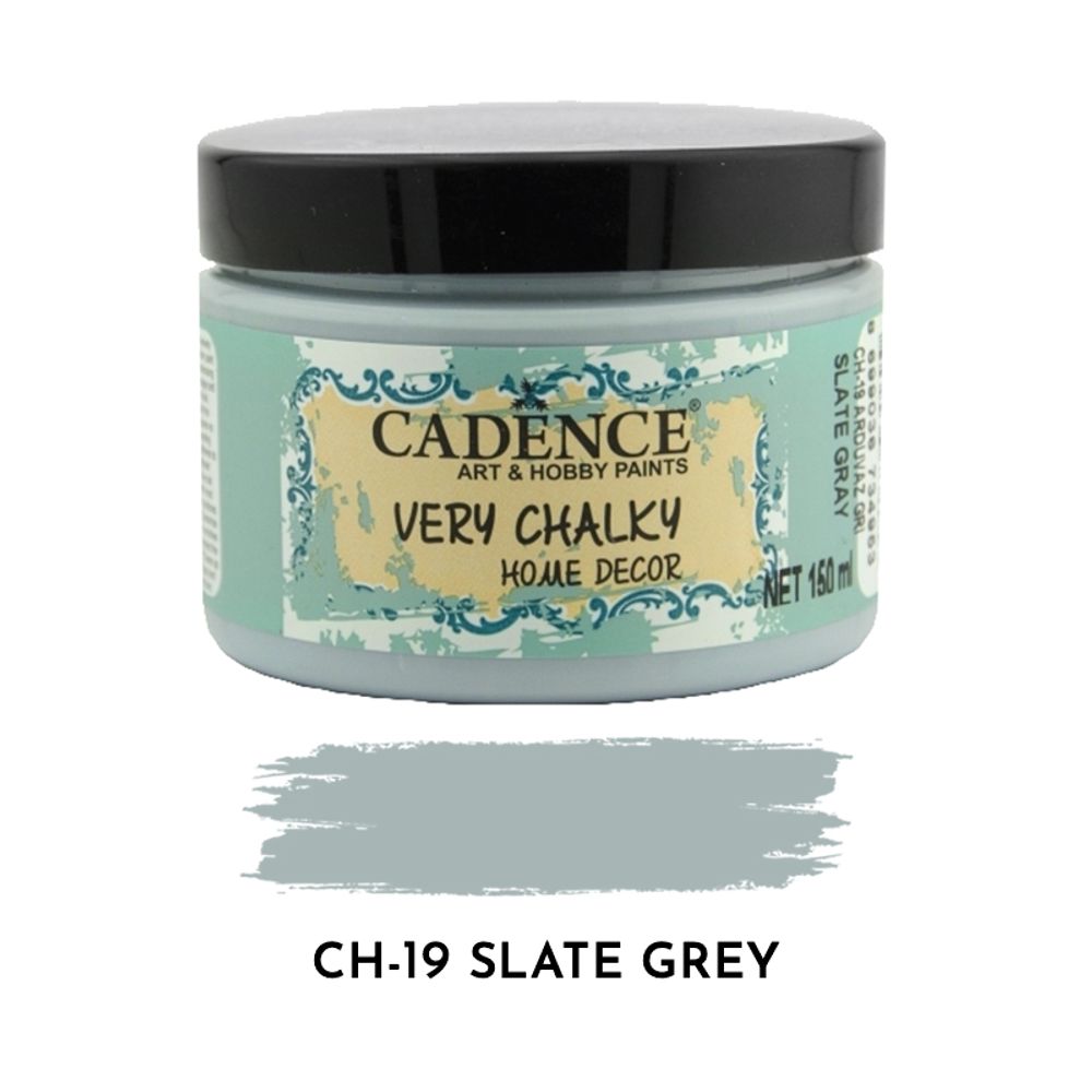 Cadence Křídová barva Cadence Very Chalky, 150 ml - VYBERTE ODSTÍN - Křídová barva Cadence Very Chalky, 150 ml - slate grey, břidlicová sedá