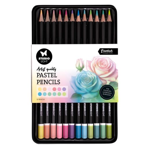Pastelové pastelky Studio Light, 12 ks