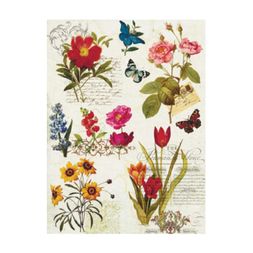 Rýžový papír Cadence - Romantické květiny - VYBERTE VELIKOST