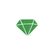 Diamantová barva Aladine IZINK DIAMOND, 80 ml - vert foncé, zelená