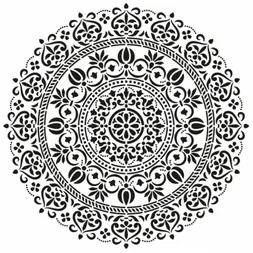 Šablona Cadence - Ornamentální mandala - VYBERTE VELIKOST