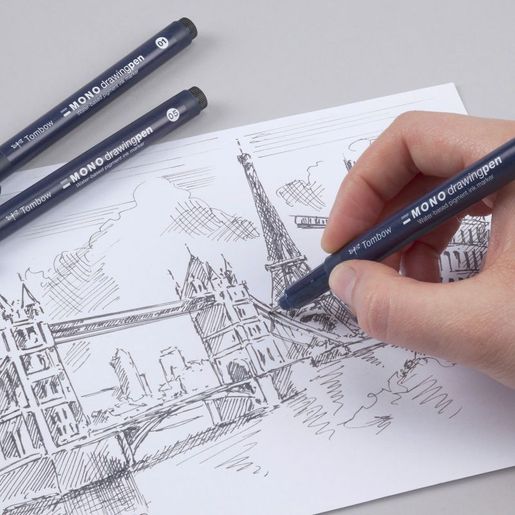 Liner Tombow Mono Drawing Pen - černý - VYBERTE HROT