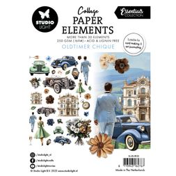 Papírové výseky Studio Light "Oldtimer Chique", 34 ks - Luxusní vintage
