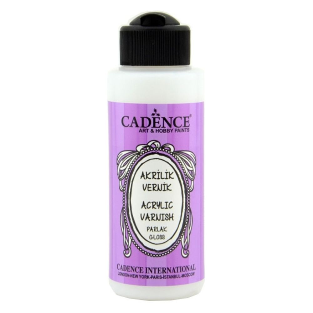 Cadence Dokončovací lak Cadence Acrylic Varnish, lesklý - VYBERTE OBJEM - Dokončovací lak Cadence Acrylic Varnish, 120 ml - lesklý
