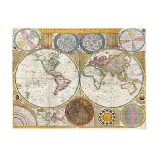 Rýžový papír Cadence- Atlas světa