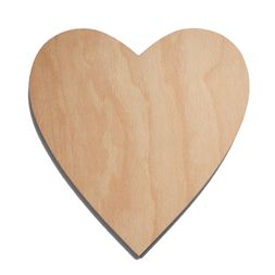 Dřevěné srdce k dekoraci, 16,5 x 17 cm