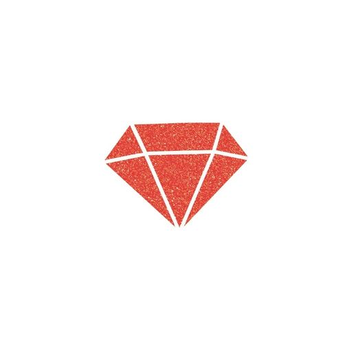 Diamantová barva Aladine IZINK DIAMOND, 80 ml - rouge, červená