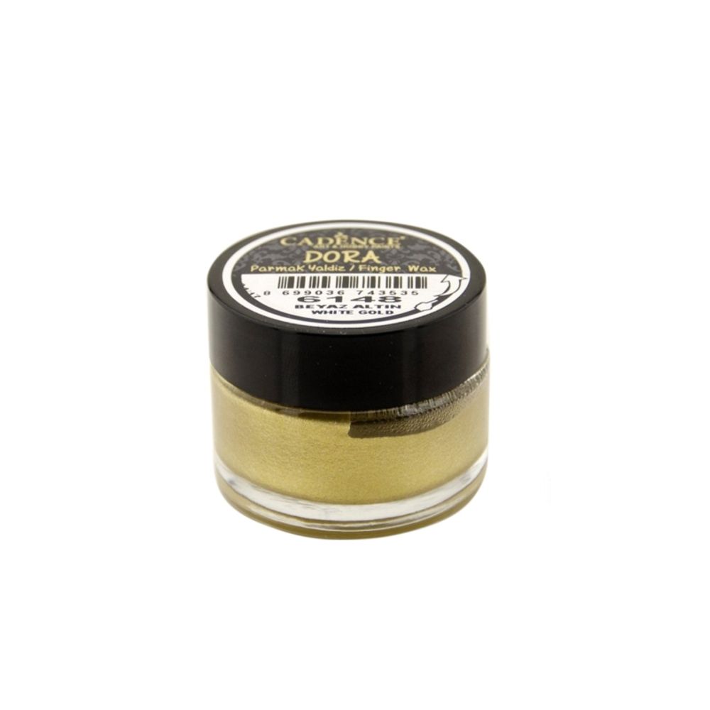 Levně Cadence Metalický patinovací vosk Cadence Dora, 20 ml - VYBERTE ODSTÍN - Metalický patinovací vosk Cadence Dora, 20 ml - white gold, bílé zlato