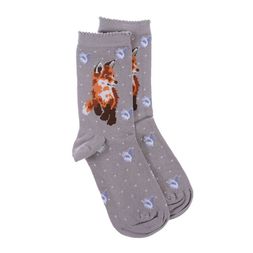 Dámské ponožky Wrendale Designs "Born to be Wild" - Liška