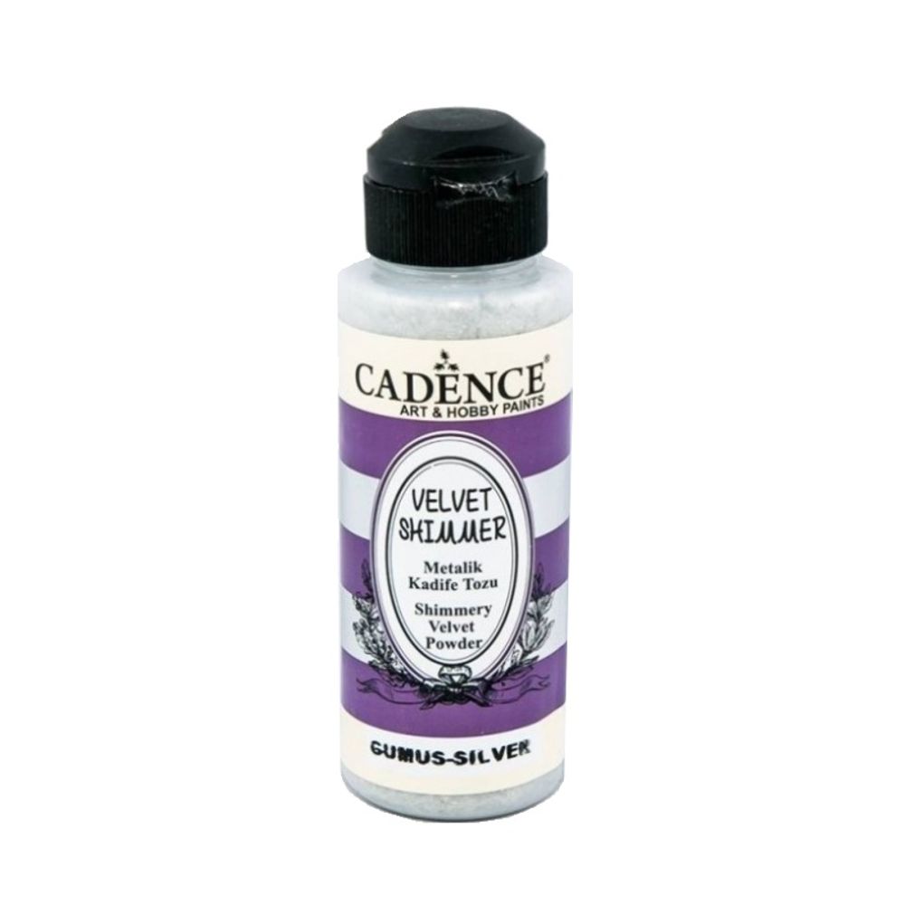 Levně Cadence Sametový pudr Cadence Shimmery Velvet Powder, jemně třpytivý - VYBERTE ODSTÍN - Sametový pudr Cadence Shimmery Velvet Powder, jemně třpytivý - stříbrný