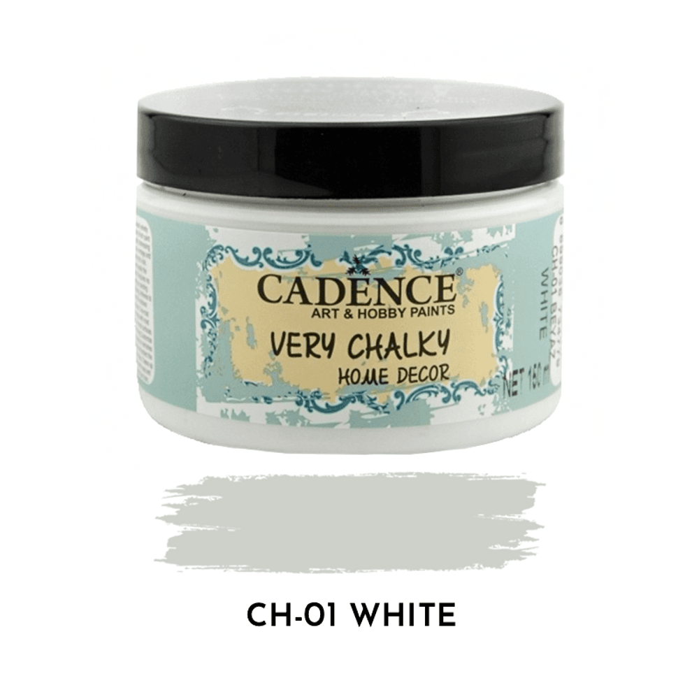Křídová barva Cadence Very Chalky 150 ml - white bílá Aladine