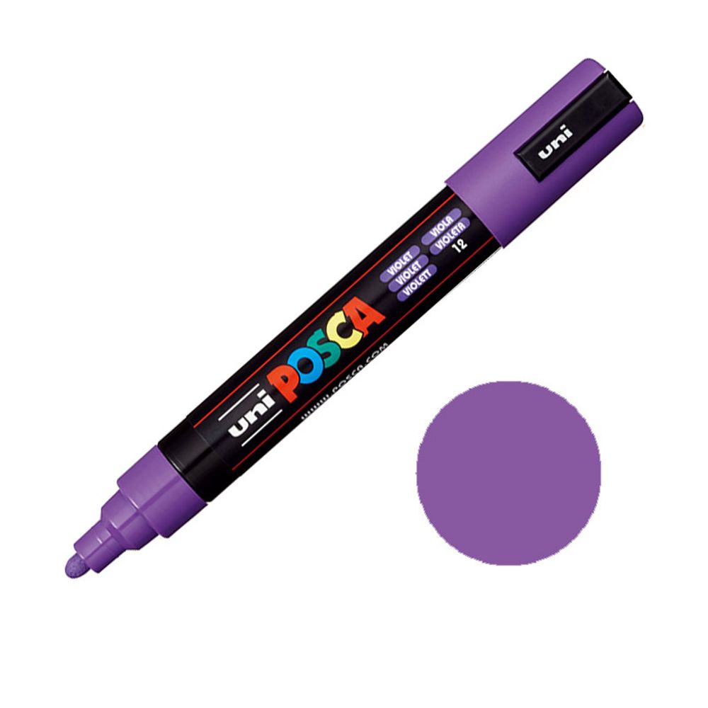 Posca Akrylový fix Posca PC-5M - VYBERTE ODSTÍN - Akrylový fix Posca PC-5M - fialový