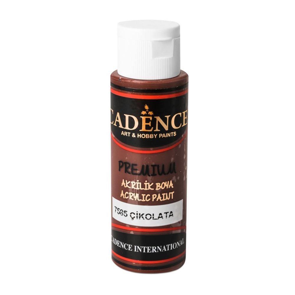 Levně Cadence Akrylová barva Cadence Premium, 70 ml - VYBERTE ODSTÍN - Akrylová barva Cadence Premium, 70 ml - chocolatte, hnědá