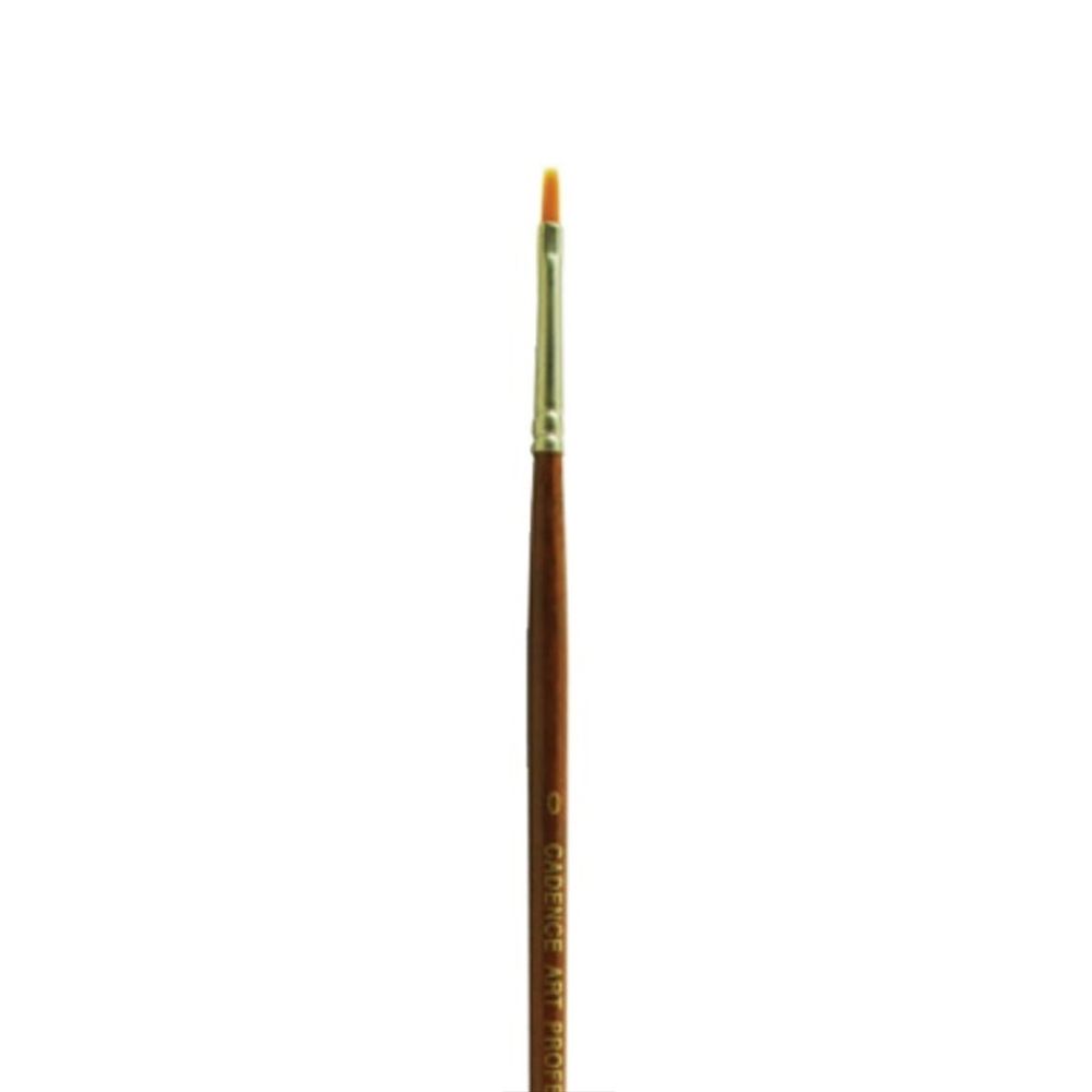 Levně Cadence Plochý štětec Cadence 983 Flat & Long Brush - VYBERTE VELIKOST - Plochý štětec Cadence 983 Flat & Long Brush - vel. 0