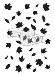 Šablona TCW 5,25"x7,25" (13,3x18,4 cm) - Falling Leaves