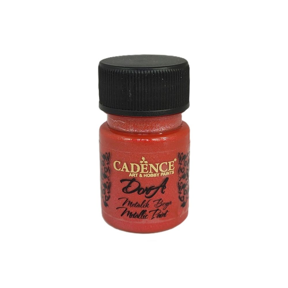 Cadence Metalická akrylová barva Cadence Dora Metallic, 30 ml - VYBERTE ODSTÍN - Metalická akrylová barva Cadence Dora Metallic, 30 ml - red, červená