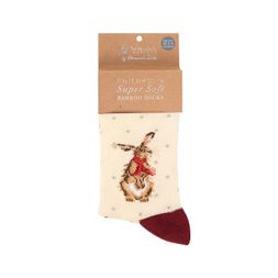 Dětské ponožky Wrendale Designs "Winter Hare" - Zajíc, vánoční - VYBERTE VELIKOST