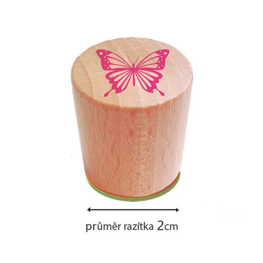 Dřevěná razítka Aladine Stampo Lovely, 15 ks - Příroda