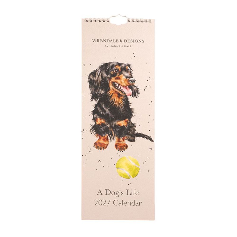 Wrendale Designs Kuchyňský kalendář 2027 Wrendale Designs "A Dog's Life" - Pejsci