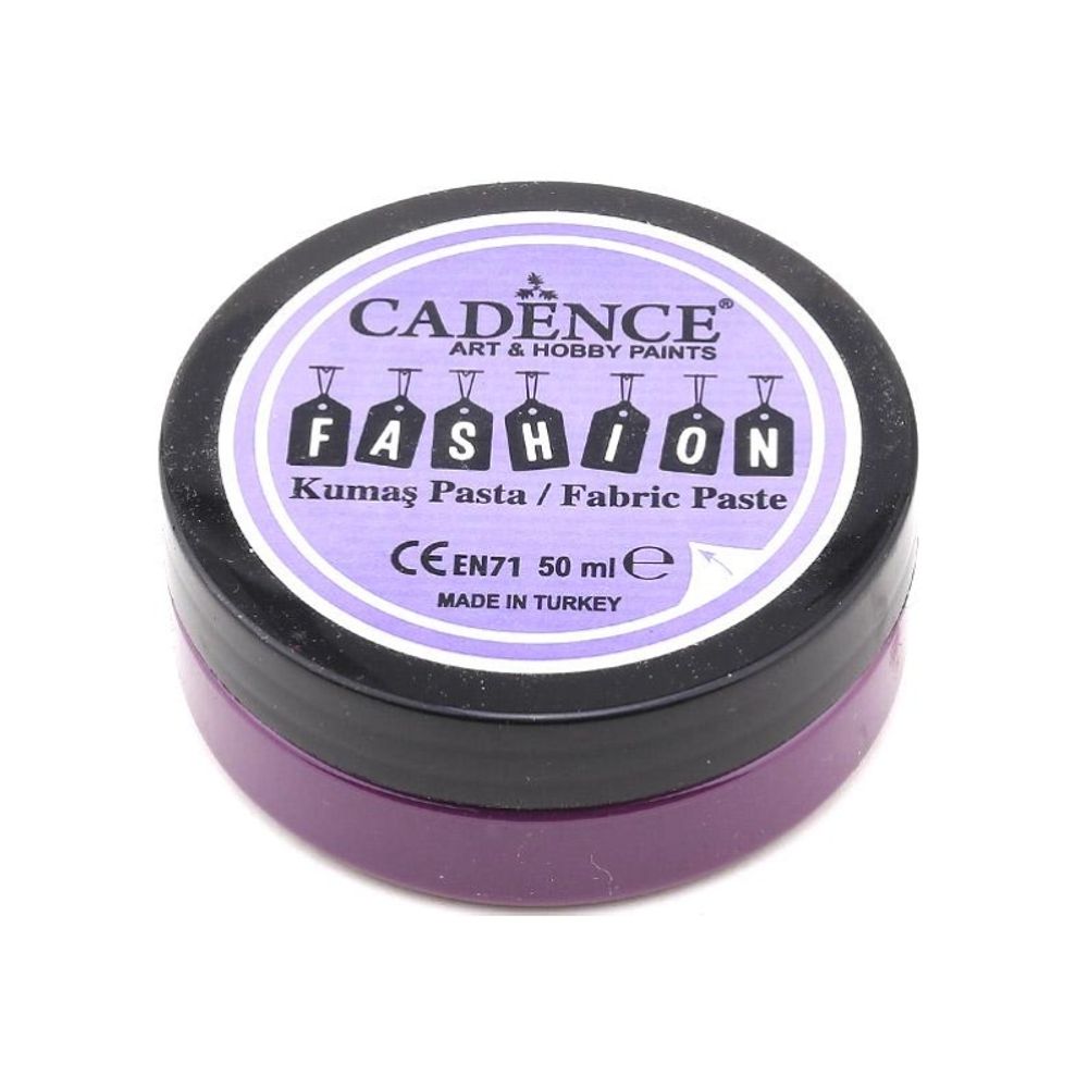 Levně Cadence Reliéfní pasta na textil Cadence Fashion Opaque, 50 ml - VYBERTE ODSTÍN - Reliéfní pasta na textil Cadence Fashion Opaque, 50 ml - aubergine, lilková