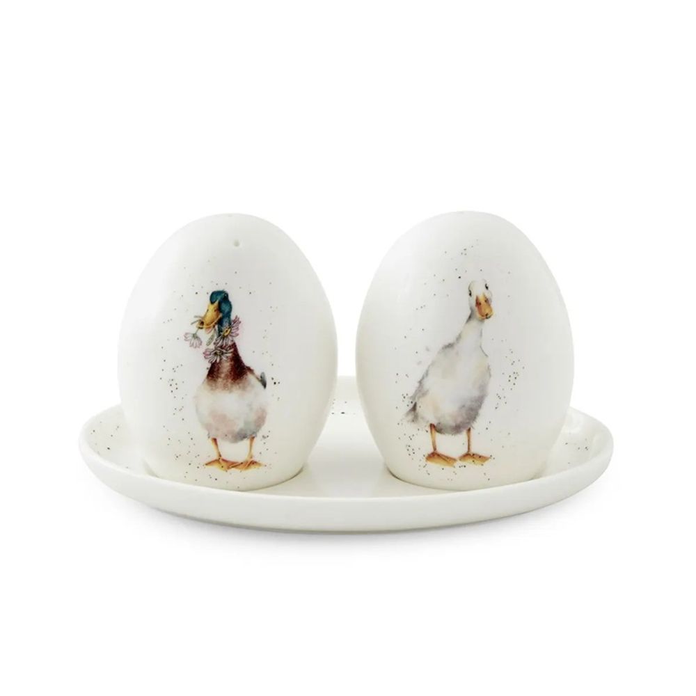 Royal Worcester Porcelánová solnička a pepřenka Wrendale Designs - Kachny