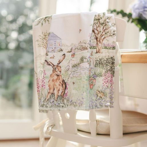 Utěrka Wrendale Designs "The Wild Garden" - Zahradní zvířátka