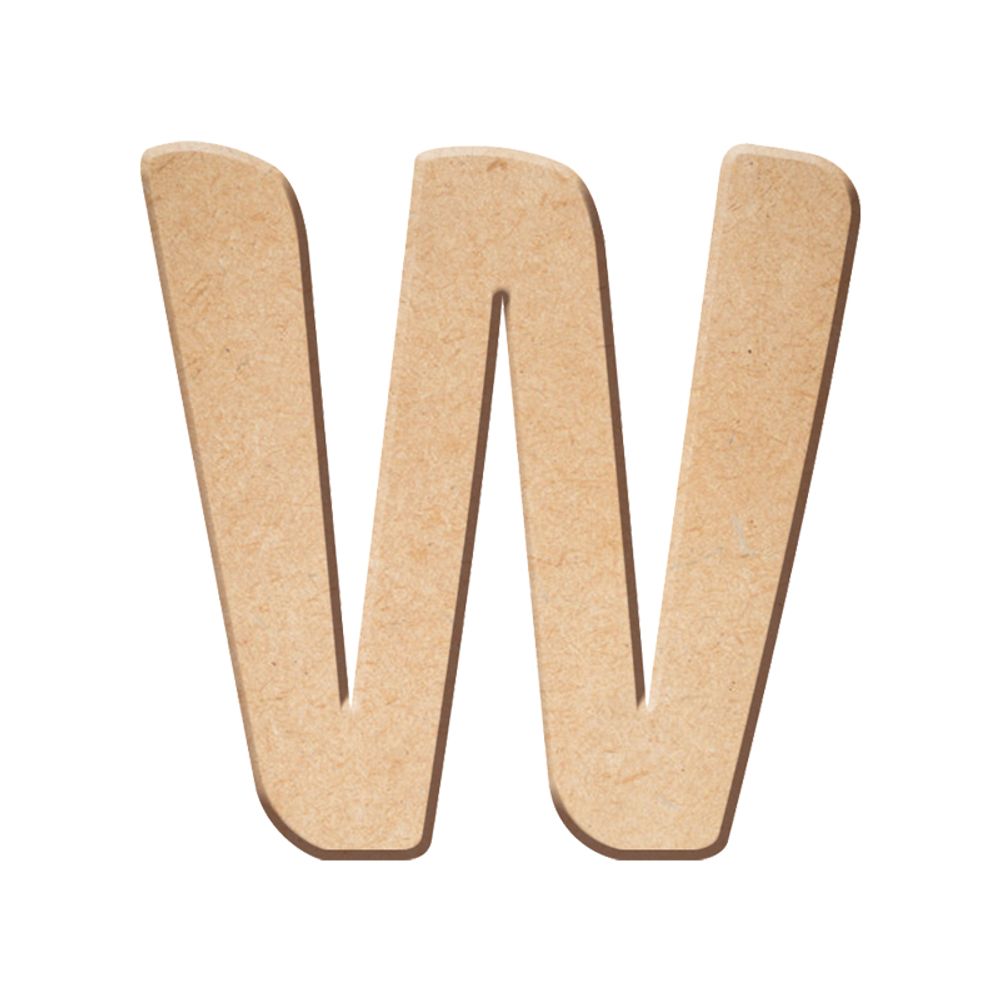 Aladine Dřevěná písmena Aladine k dekoraci, 15 cm - VYBERTE PÍSMENO - Dřevěné písmeno Aladine k dekoraci, 15 cm - W